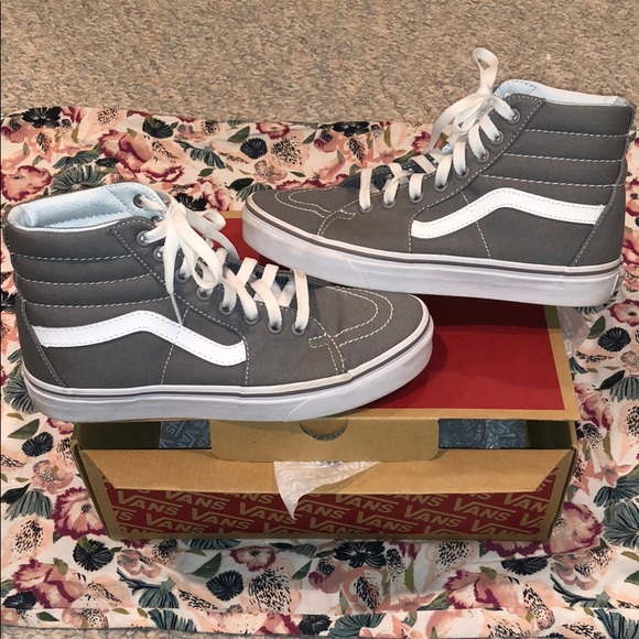Vans Shoes - Vans “Off The Wall” Canvas Frost Grey Sk8-Hi